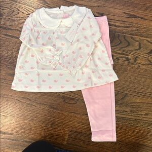 Pink and White Kids Matching Set